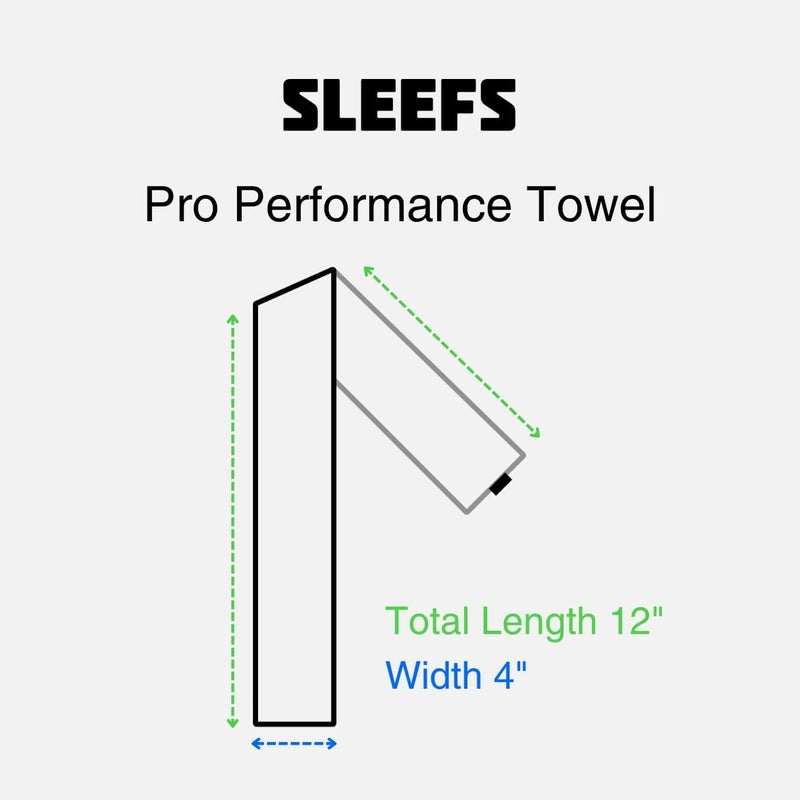 SLEEFS Hue Orange Thin Football Towel with Logo - Image 2